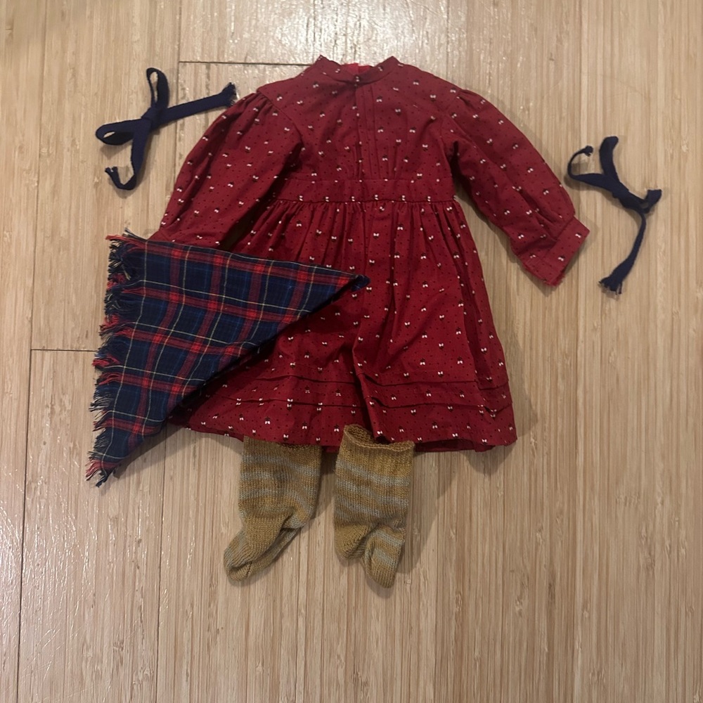 American Girl Pleasant Company Kirsten's school outfit - vintage